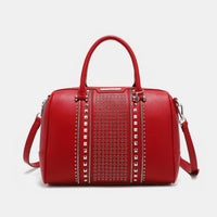 Thumbnail for Nicole Lee USA Studded Boston Bag - T - 1 COLOR -