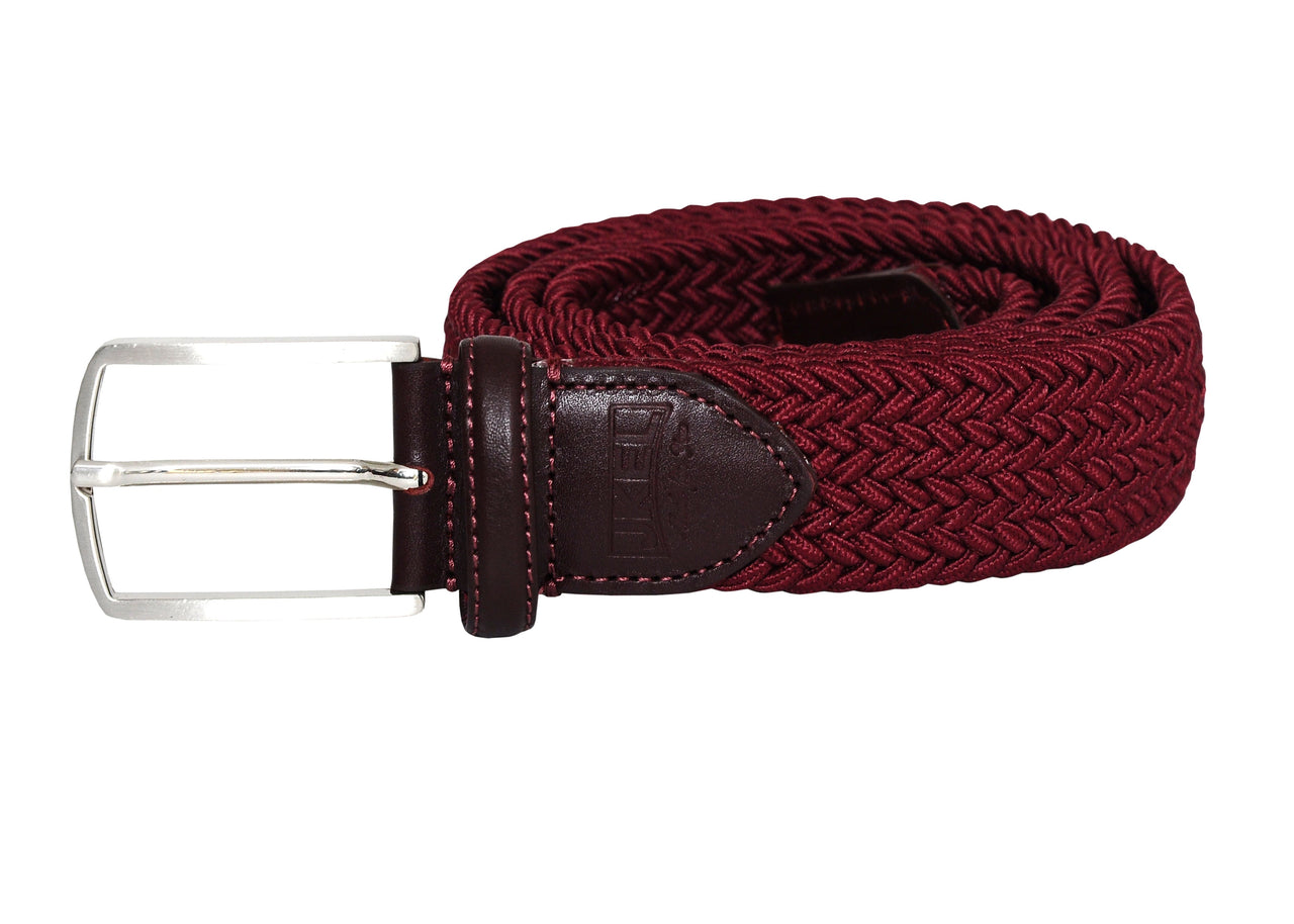 Jkel - Erasmus Burgundy Men Stretch Belt -