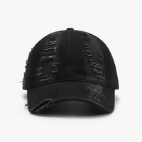 Thumbnail for Distressed Adjustable Cotton Baseball Cap - 10 COLORS -