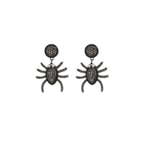 Thumbnail for Spider Rhinestone Alloy Earrings - T - 2 COLORS -