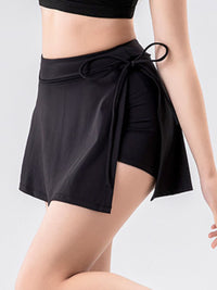 Thumbnail for High Waist Active Skort with Pockets - T - 7 COLORS -