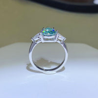 Thumbnail for 2 Carat 925 Sterling Silver Moissanite Ring