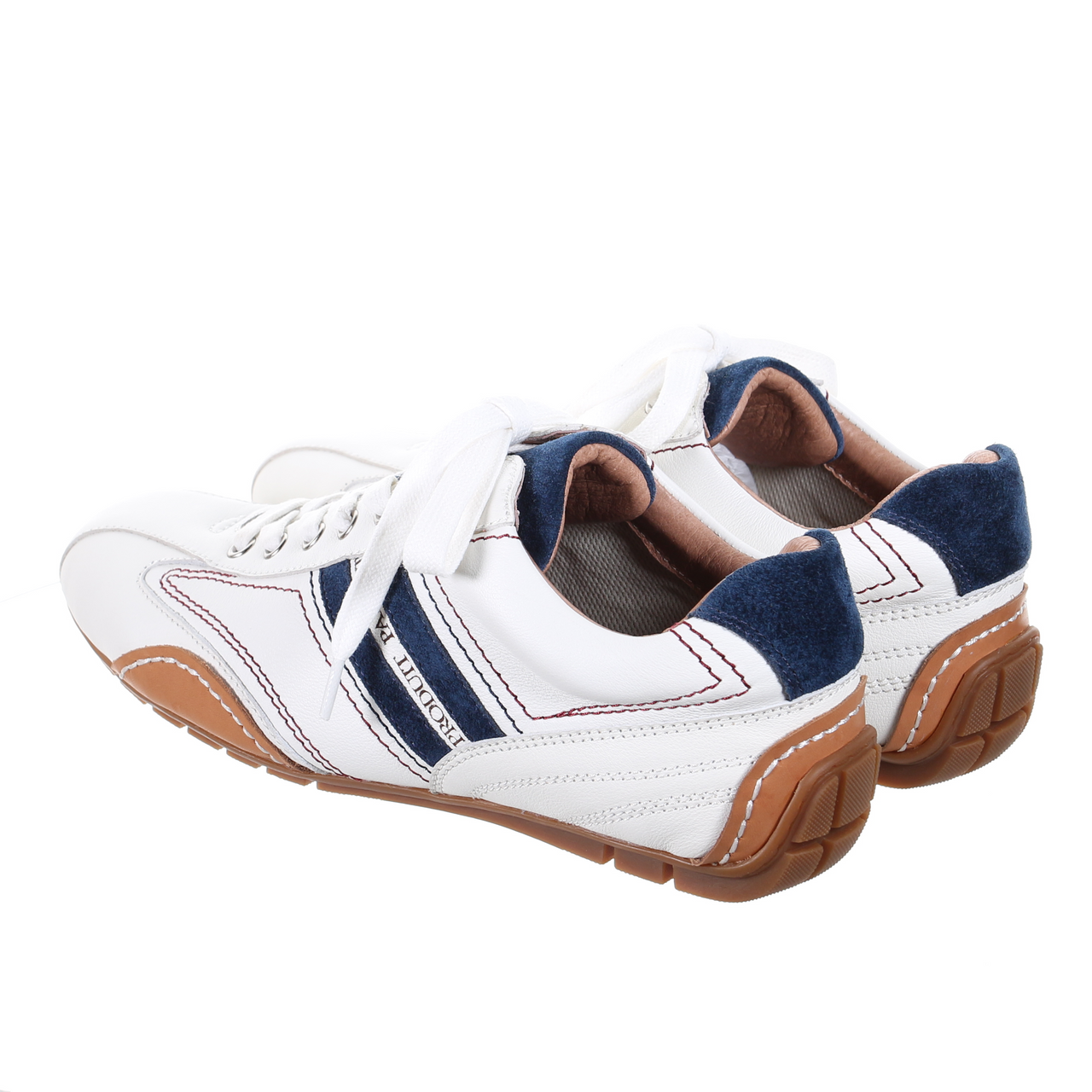 Leather Sneaker-Navy - 1 COLOR -