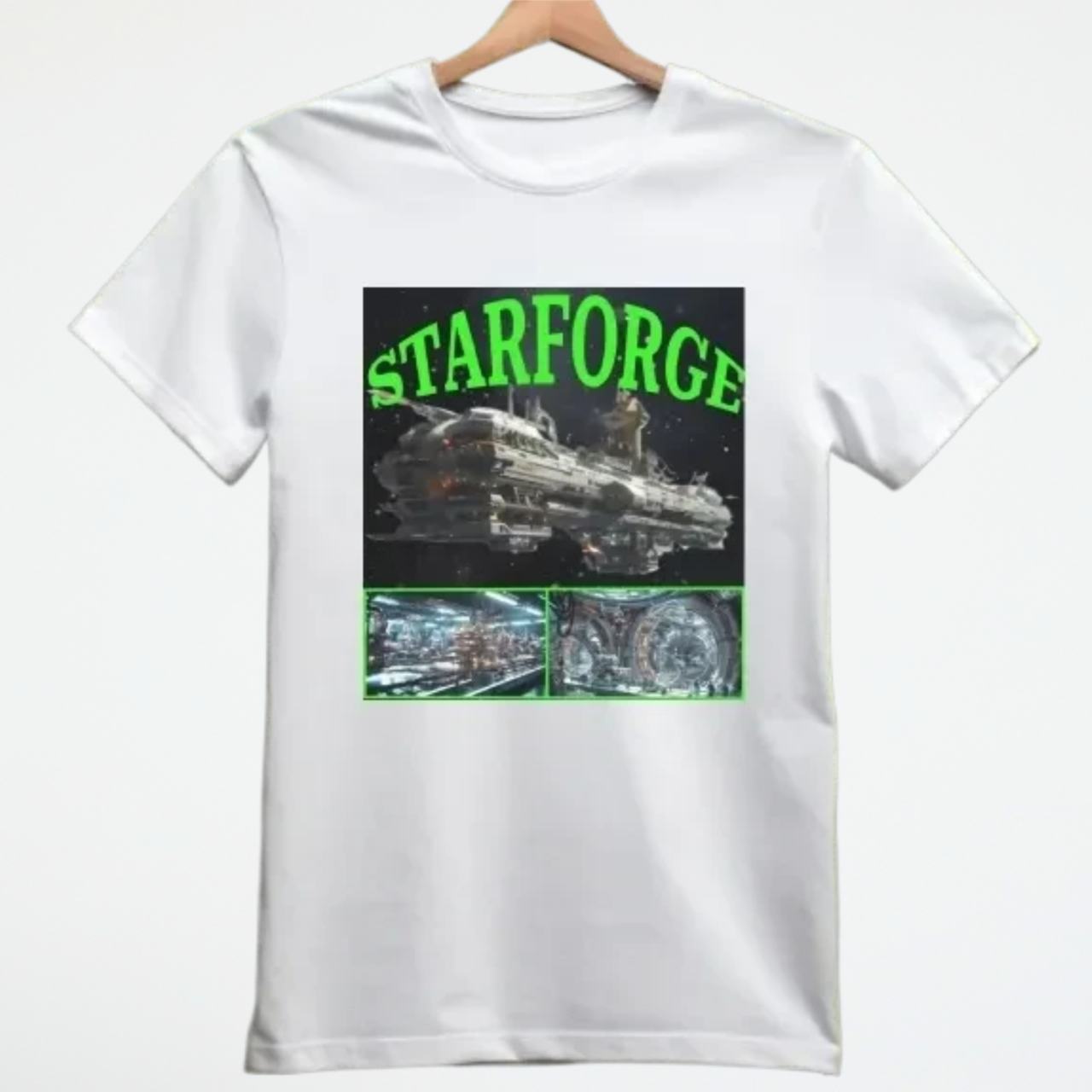 StarForge T-Shirt, Dalily Spaceship Tee, Alien T-Shirt - 2 COLORS -