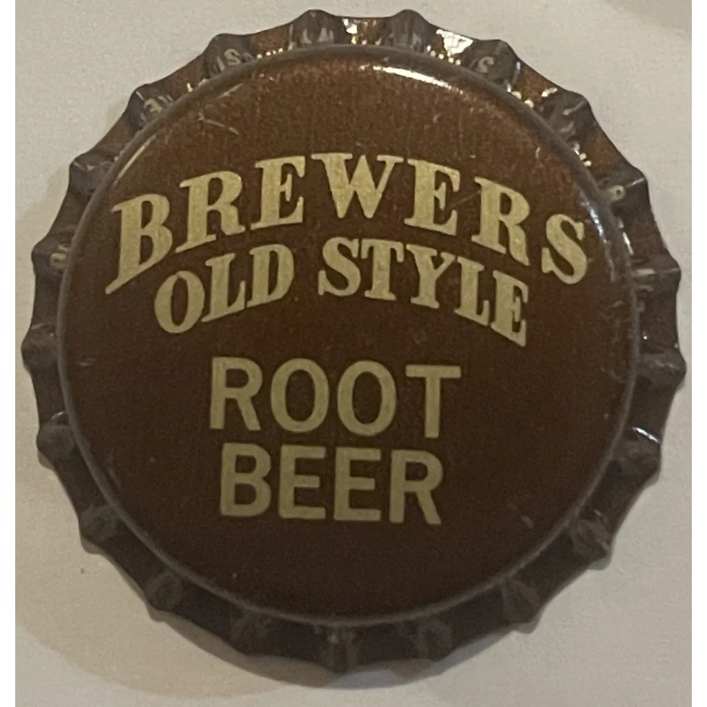 Vintage 1970s Brewers Root Beer Bottle Cap, Reading, PA, Americana!