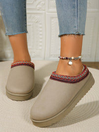 Thumbnail for Round Toe Platform Slippers - T - 4 COLORS -