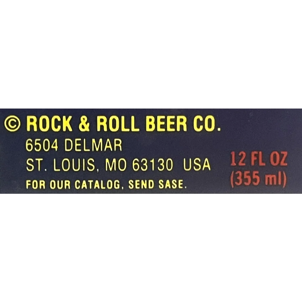 Vintage 1980s Rock and Roll Beer Label, St. Louis, MO, 🎶 Jukebox!