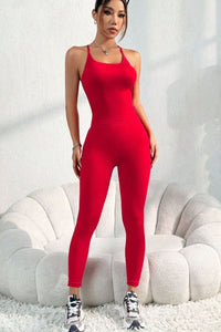 Thumbnail for Scoop Neck Top and Leggings Active set - 2 PCS. - T - 1 COLOR -