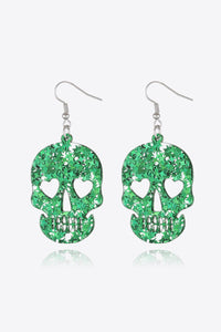 Thumbnail for Acrylic Skull Drop Earrings - T - 4 COLORS -