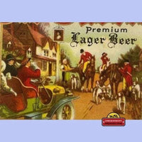 Thumbnail for Vintage 1940s Old Tavern Lager Beer Label Warsaw, Il - Drinking While Driving!?