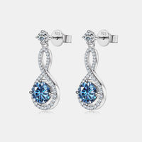 Thumbnail for 1 Carat Moissanite 925 Sterling Silver Earrings