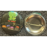 Thumbnail for Vintage 1990 Teenage Mutant Ninja Turtles Movie Pin, Sewer Peeking, Tmnt