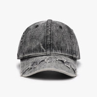 Thumbnail for Fringe Adjustable Cotton Baseball Cap - T - 6 COLORS -