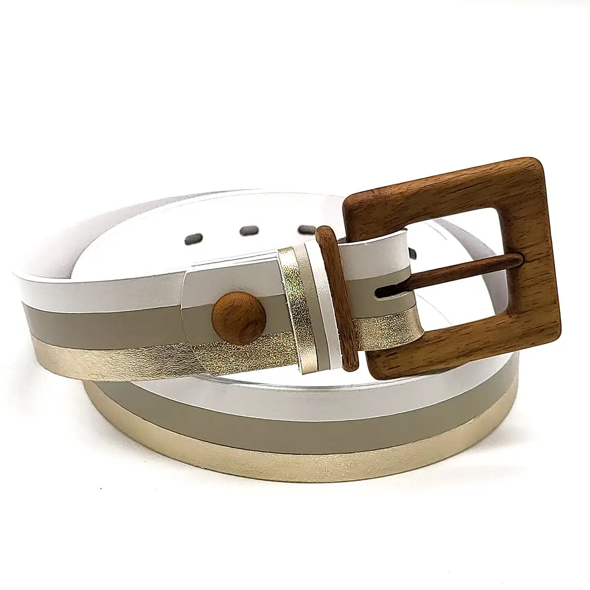 Wood Belt - Luxury Women's Leather Wood Belt Guilin Gentle -