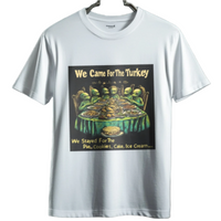 Thumbnail for Came for the Turkey...Stayed for the Pie, Cookies, Cake, Ice Cream... Tee, Alien T-Shirt - 2 COLORS -