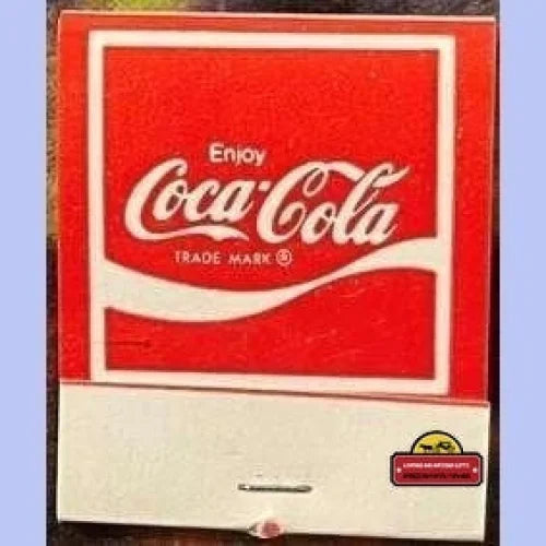 Vintage Coca Cola Matchbook, Coke Adds Life to Everything Nice, Unused 1970s