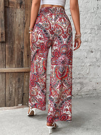 Thumbnail for Printed Wide Leg Pants - Beach or Everyday - T - 5 COLORS -