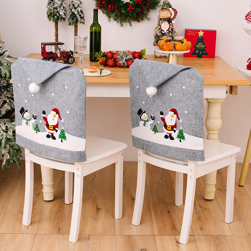 Christmas Pattern Chair Covers - SOLD AS EACH - [5-10 DAY DELIVERY] - T - 1 DESIGN -