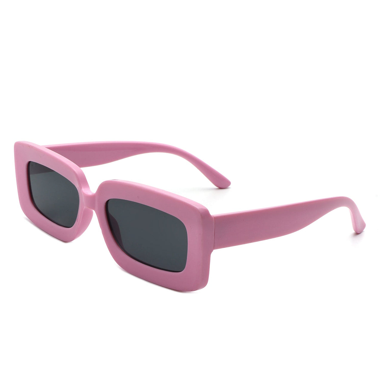 Cramilo - Celestra - Rectangle Square Flat Lens Tinted Sunglasses - 6 COLORS -