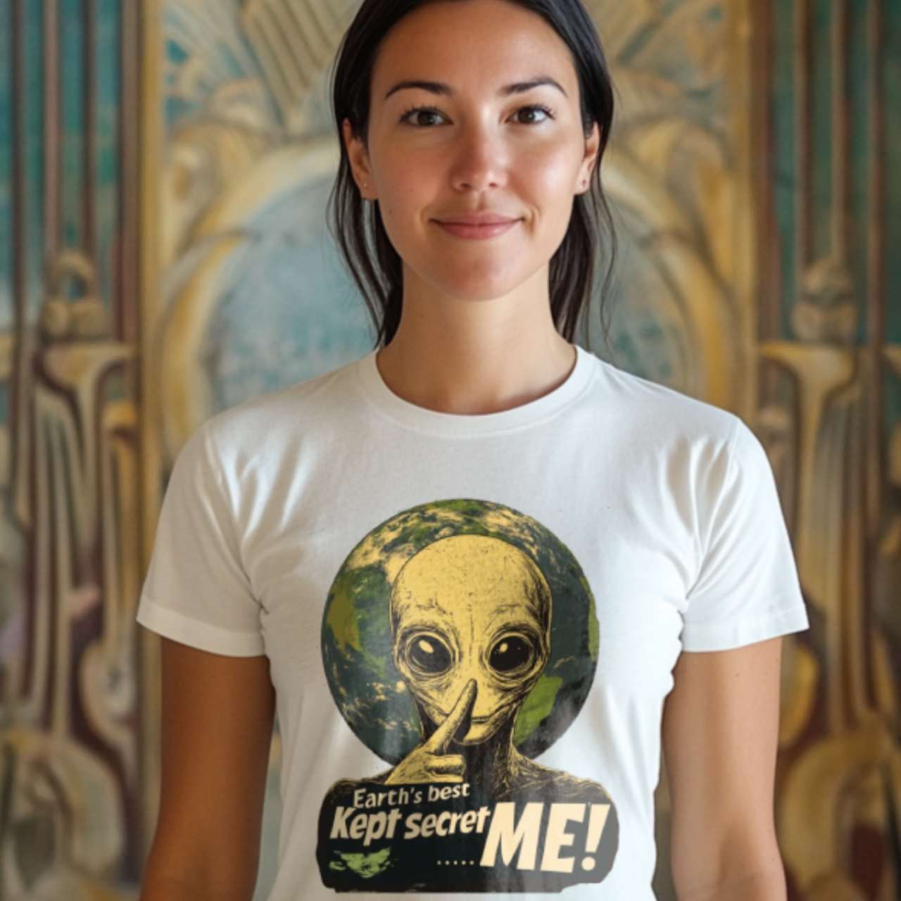 Earth's Best Kept Secret, ME! Alien T-Shirt, Fun Alien Tee - 2 COLORS -