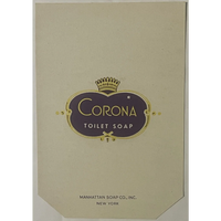 Thumbnail for Very Rare 👀Antique Early 1900s Corona Toilet Soap Label, Manhattan, NY, Historic!