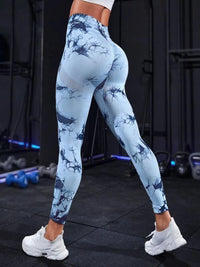 Thumbnail for Tie-Dye High Waist Active Leggings - T - 12 COLORS -