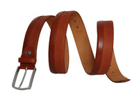 Thumbnail for Jkel - Siene Tan Leather Men Suede Belt -