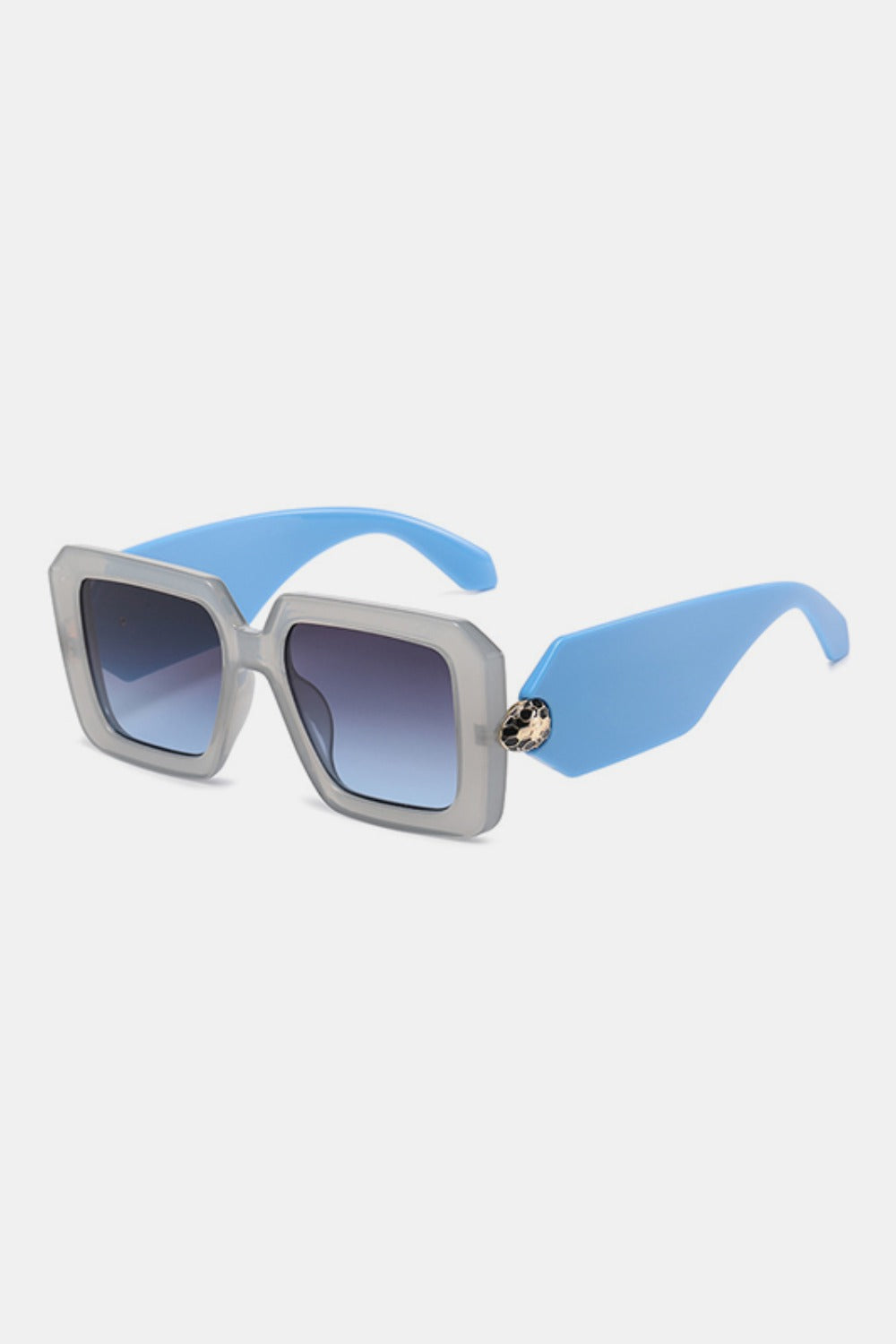 Polycarbonate Frame Square Sunglasses - T - 7 COLORS -