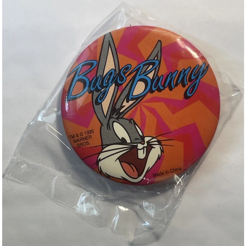 Vintage 1995 Looney Tunes Pin, Bugs Bunny, Unopened in Package!