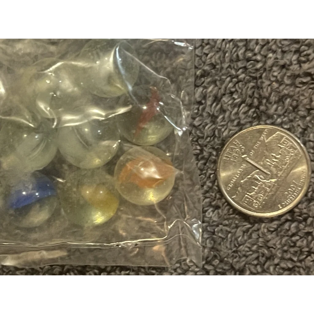 Vintage 1950s Cats Eye Marbles, Unopened in Package, Childhood Classic!