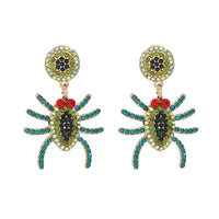 Thumbnail for Spider Rhinestone Alloy Earrings - T - 2 COLORS -