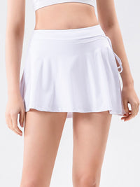 Thumbnail for High Waist Active Skort with Pockets - T - 7 COLORS -