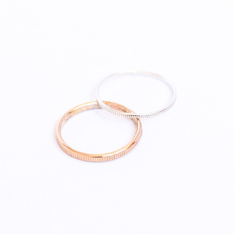 Agapantha - Lena Line LG Stacking Ring - 3 FINISHES -