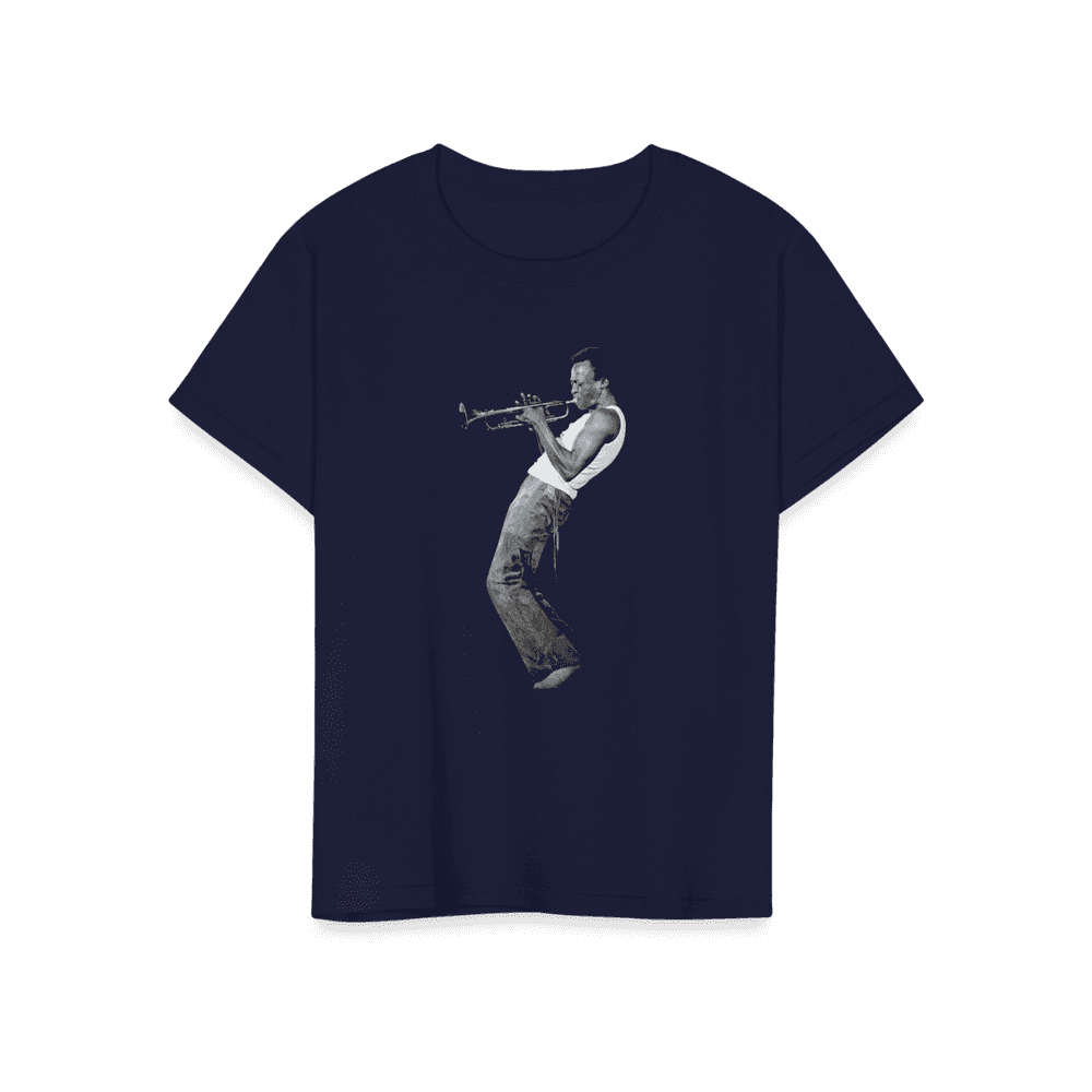 Miles Davis Playing His Trumpet Artwork T-Shirt - 4 STYLES - 4 COLORS -