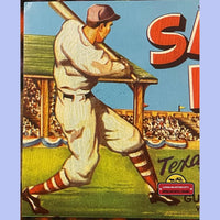 Thumbnail for Vintage Safe Hit Baseball Crate Label, Weslaco, Tx 1950s