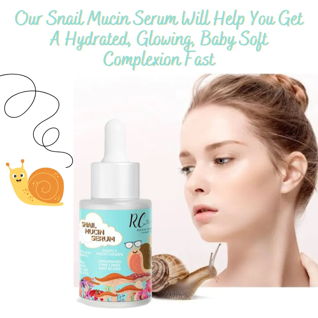 Rosie Claire - Snail Mucin Serum With Vitamin C & E -