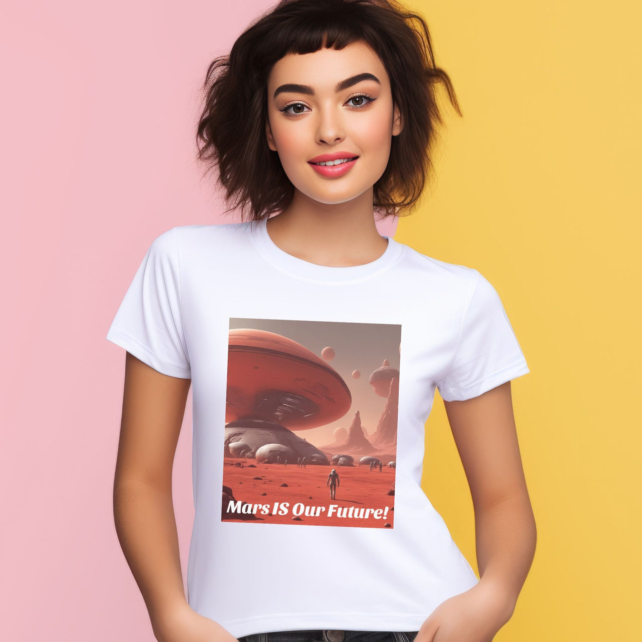 Mars Is Our Future! T-Shirt Inspirational Mars Tee - 2 COLORS -