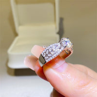 Thumbnail for 1 Carat Moissanite 925 Sterling Silver Ring