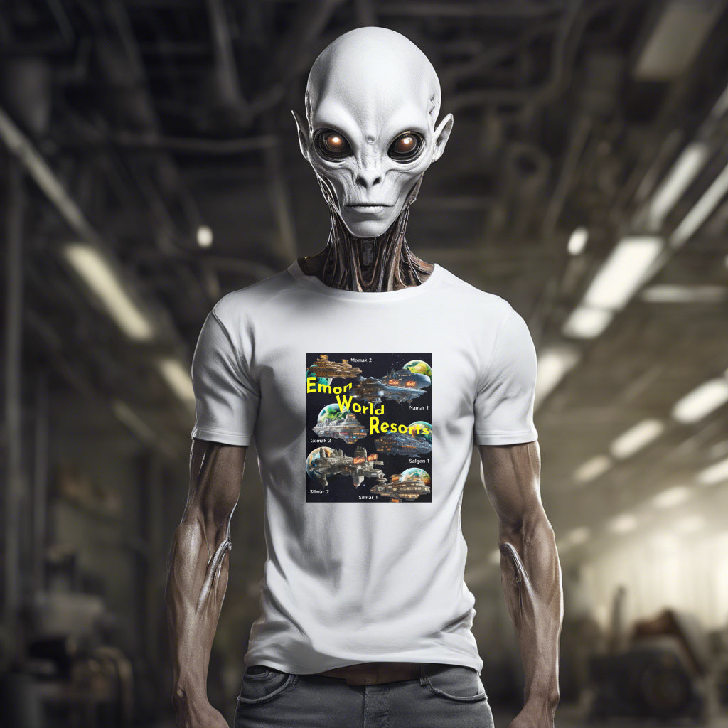 Celestial Resort Orbiter T-Shirt, Alien Resort T-Shirt - 2 COLORS -