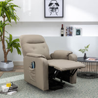 Thumbnail for Massage Recliner Chair Electric Power Lift Chairs With Side Pocket, Adjustable Massage and Heating Function for Adults A