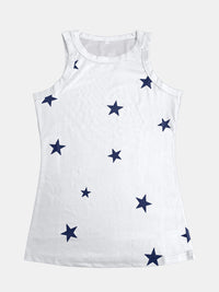 Thumbnail for Full Size Star Round Neck Tank - T - 3 COLORS -