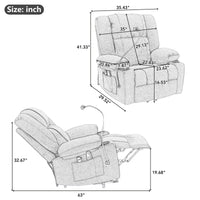 Thumbnail for Power Lift Recliner Chair Electric Recliner for Elderly Recliner Chair With Massage and Heating Functions, Remote, Phone