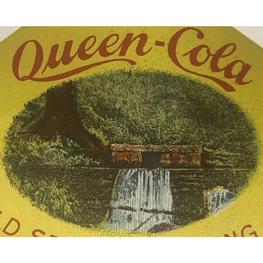 Antique Vintage 1930s 🔥 Queen Cola Label, Punxsutawney, PA, Unique Americana!