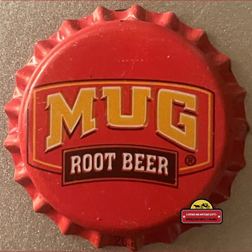 Very Rare Vintage 1960s Mug Root Beer Bottle Cap, San Francisco, CA