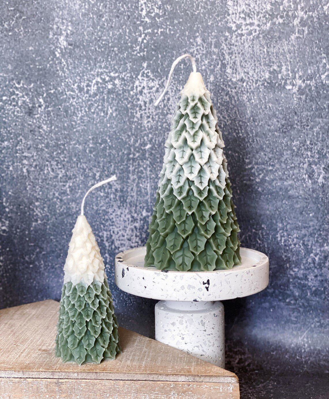 Christmas Tree Candles | Pine Trees | Holiday Decor - 4 STYLES - 4 FRAGRENCES -