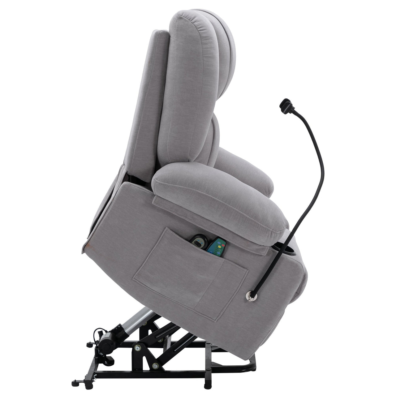 Power Lift Recliner Chair Electric Recliner for Elderly Recliner Chair With Massage and Heating Functions, Remote, Phone