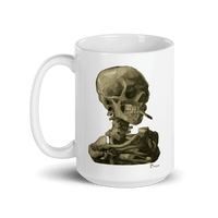 Thumbnail for Van Gogh Skull of a Skeleton With Burning Cigarette 1886 Mug - 2 SIZES - 1 COLOR -