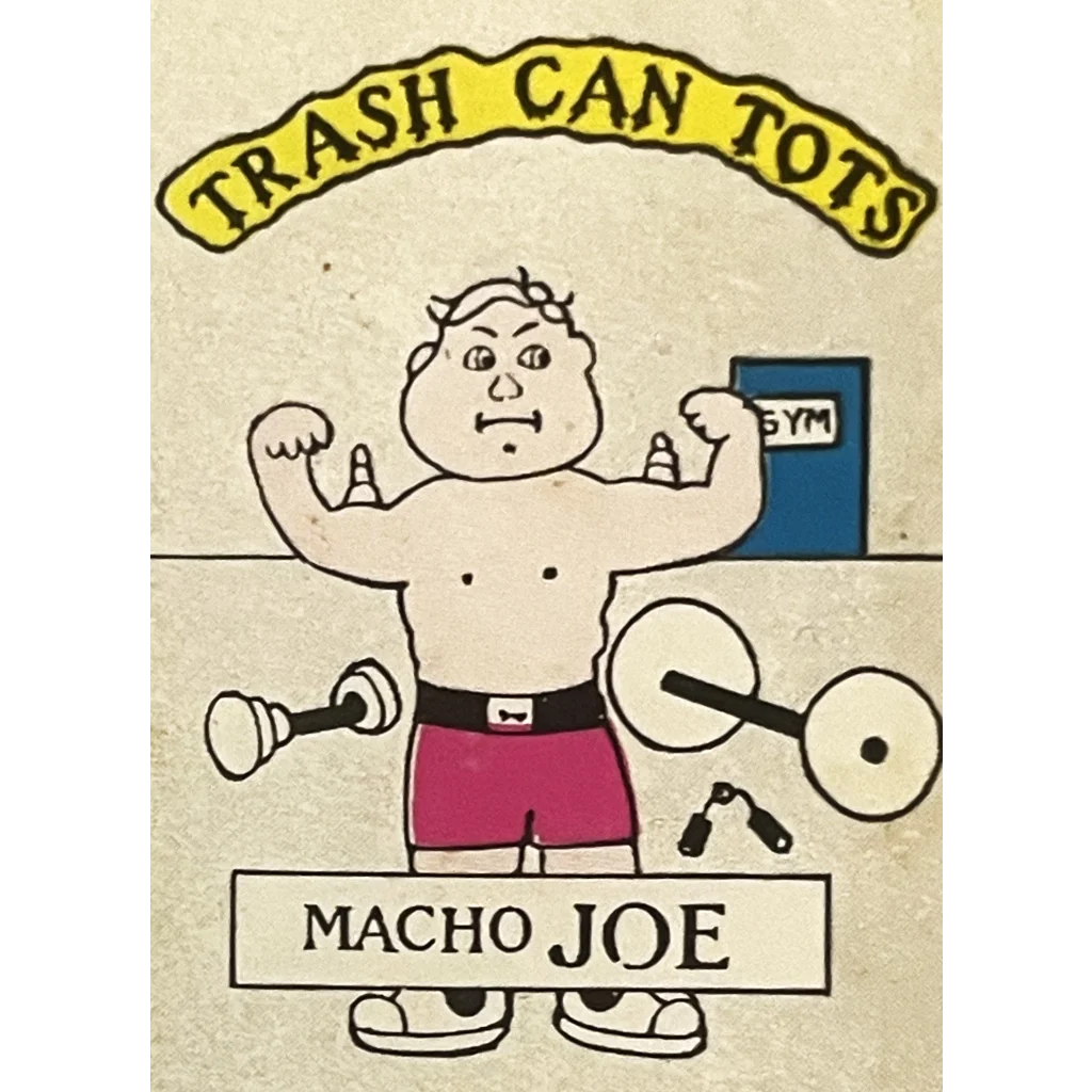 Vintage 1980s 🗑️ Trash Can Tots Stickers Madballs and Garbage Pail Kids Inspired - 4