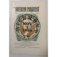 Thumbnail for First Edition Antique 1924 Southern Philatelist, Stamps of the Confederacy