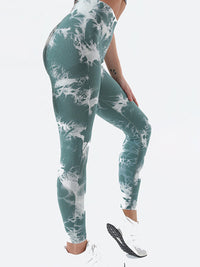 Thumbnail for Tie-Dye High Waist Active Leggings - T - 12 COLORS -